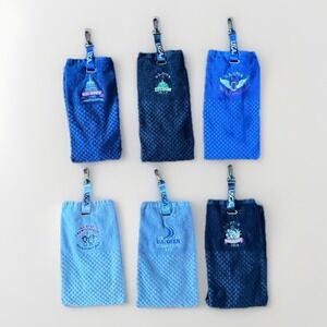 6‎ U.S. OPEN Golf Towels 2011-2016 USGA MEMBER Cloth Clip Oakmont Chambers Bay